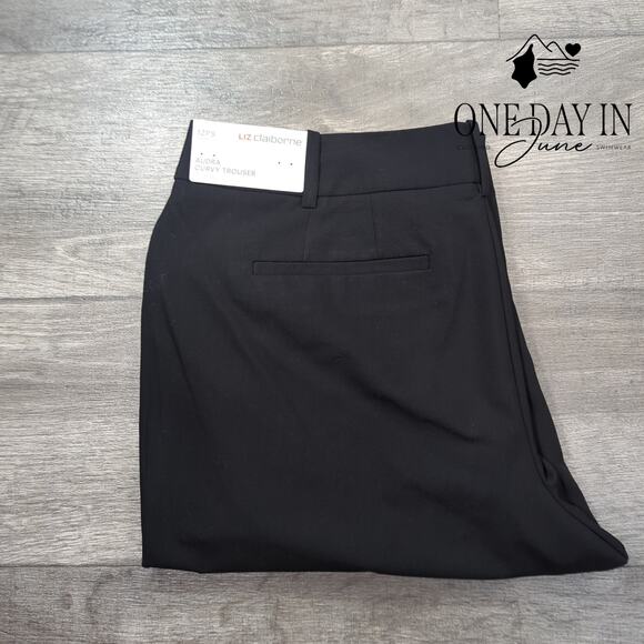 Liz Claiborne Petite Audra Curvy Trouser Pants Size 12PS - Picture 6 of 6